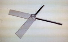 Four Sway Leaves Opening Turbine Blender Four Pitched Blades Integral Open Turbi