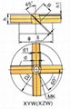 Four Sway Leaves Opening Turbine Blender Four Pitched Blades Integral Open Turbi 4