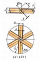 Six Sway Leaves Openning Turbine Blender Six Pitched Blades Integral Open Turbin 2