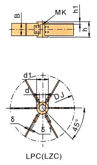 Six Flat Leaves Turbo-agitator Six Flat Blades Integral Open Turbine Impeller 3