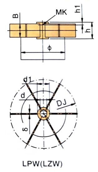 Six Flat Leaves Turbo-agitator Six Flat Blades Integral Open Turbine Impeller 5