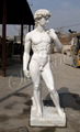 Hand Carved Michelangelo White Marble