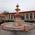 Large Outdoor Garden Marble Water Fountain with Lions 