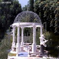 Manufacturer Outdoor Marble Gazebo for Garden and Wedding Decor for sale