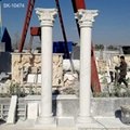 Top Quality Outdoor Marble Architectural Columns for Building and Architecture