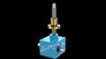  螺旋齿轮丝杆升降器 小型螺杆升降机手动 立式升降设备定制 4