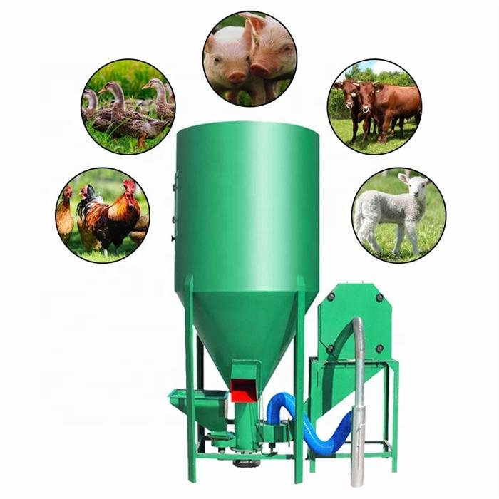 500kg/h 1000kg/h Crusher Mixer Machine Making Poultry Using Equipment for Sale 3
