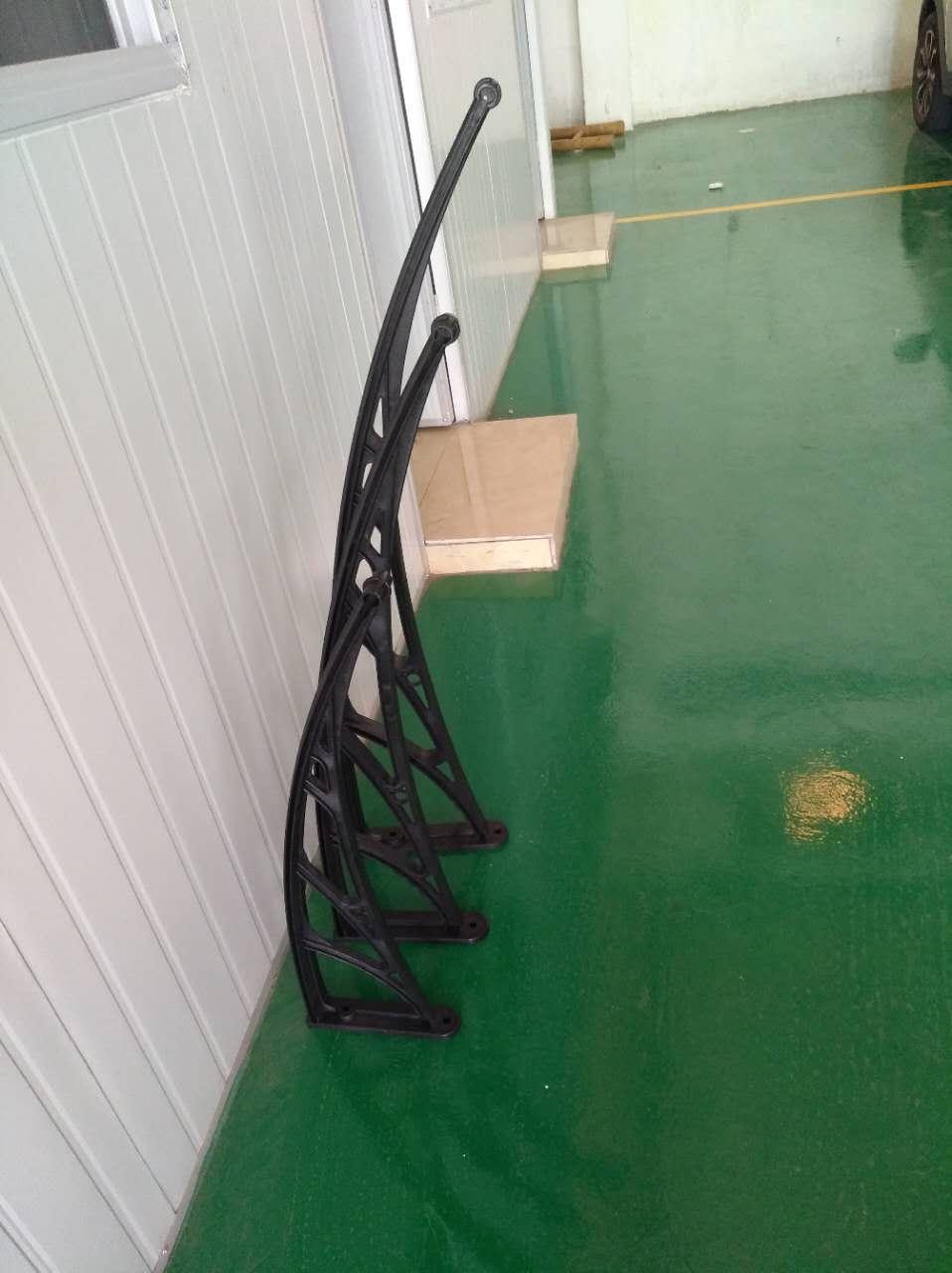 Plastic bracket for canopy