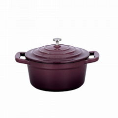 ASQG-15cm Enamel Cast Iron Dutch Oven