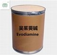 Evodiamine powder manufacturer CAS No.:518-17-2  98%  purity min. for supplement 4