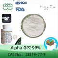 Alpha GPC powder manufacturer CAS No.:28319-77-9 98%  purity min. for supplement