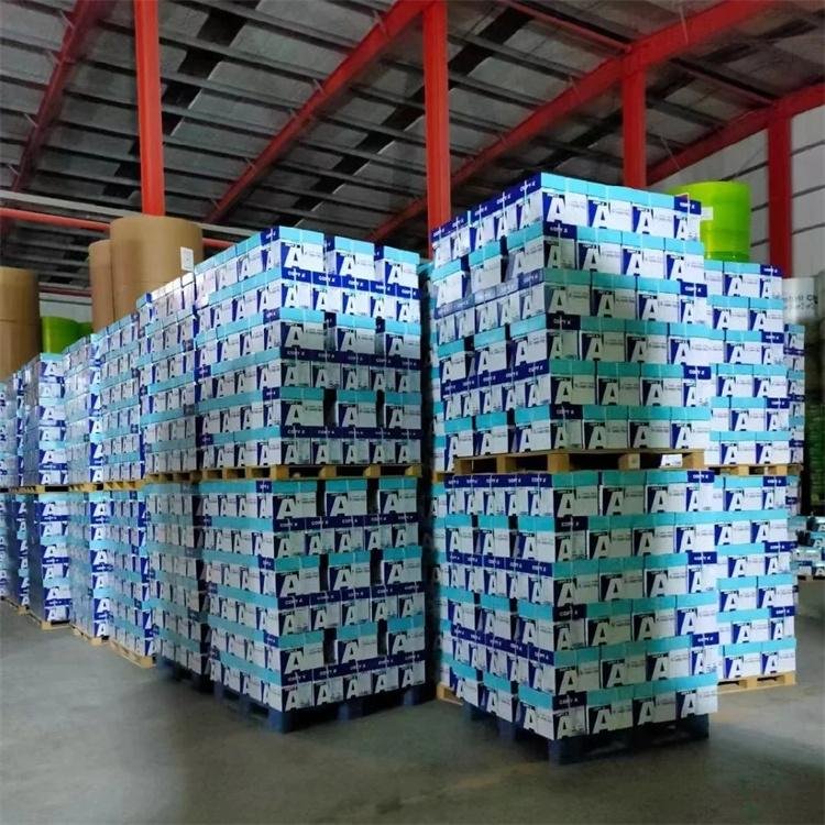 Wholesale Wood Pulp Printing Paper White A4 Size 500 Sheets 70 75 80 Gsm Copy A4 5