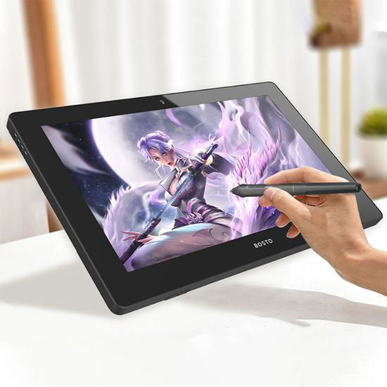 Bosto X5 Graphics Drawing Tablet with Screen Full-Laminated Tilt Battery-Free St 2