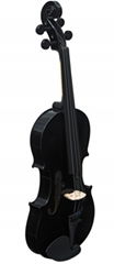 INNEO Violin -Vibrant Colored Violin Set: Perfect for Young Musicians!   black