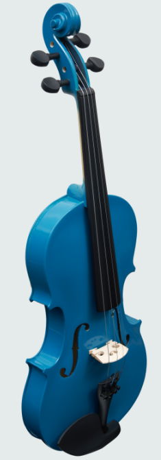 INNEO Violin -Vibrant Colored Violin Set: Perfect for Young Musicians!   blue