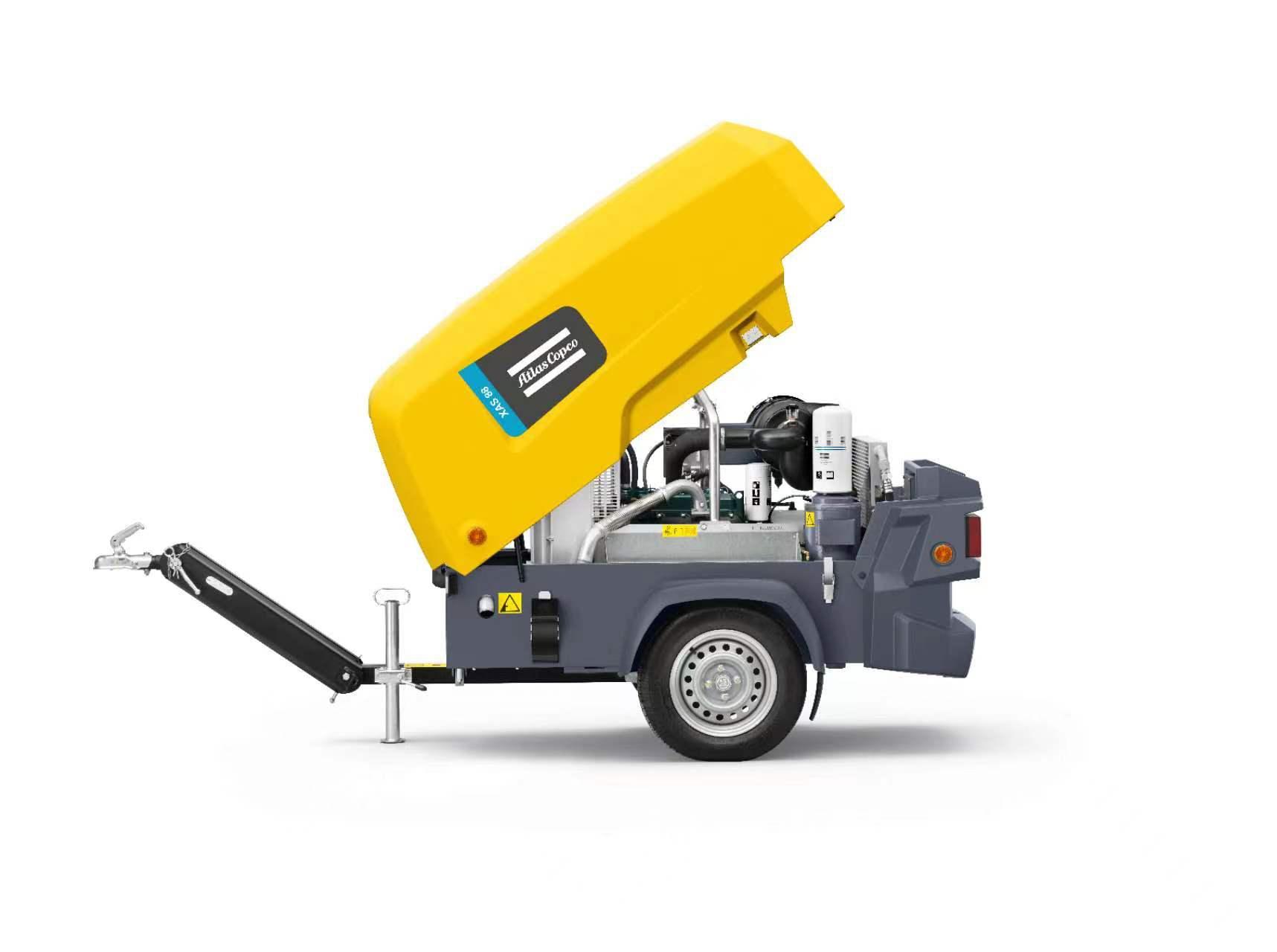 Atlas Copco diesel portable air compressor XAS88 in stock 1