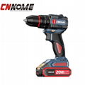 Brushless 2-speed lithium impact drill cordless battery 1