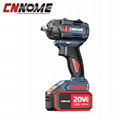 Brushless lithium impact wrench cordless battery 1