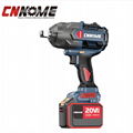 Brushless lithium impact wrench cordless battery 1