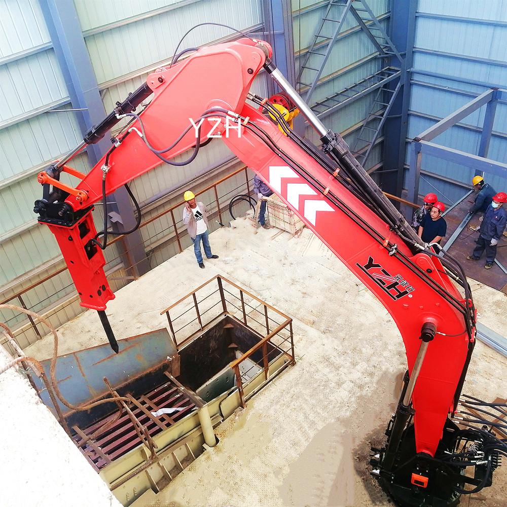 YZH hydraulic type pedestal boom 4