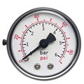 Car Pressure Gauge 1-3/5" Dial Side