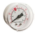 Car Pressure Gauge 1-3/5" Dial Back Mount,0-80 Psi, Dual Scale Measurement Tool, 2