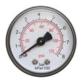 Car Pressure Gauge 1-3/5" Dial Center Back Mount,0-120 Psi, Dual Scale Measureme 1