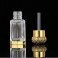 High Quality Golden Slivery Glass Oil Bottle 3