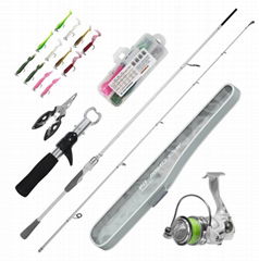 Ready to fish fishing rod combo