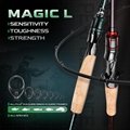 Handing Magic L Baitcaster Rod Freshwater Fishing Rods, 6'6''~8' Casting Rod, Fu 3
