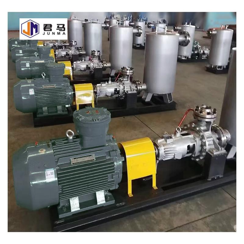 JMZA\ZE石油化工流程泵耐腐蚀耐高温带虹吸桶自吸式密封冲洗方案 2