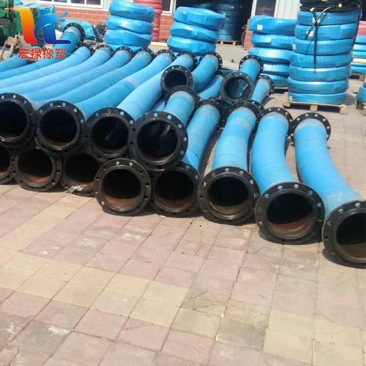 大口徑法蘭疏浚膠管 鋼絲骨架輸水膠管 2