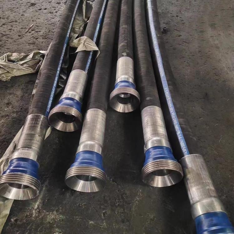 石油高压钢丝缠绕钻探胶管 高压水龙带 大口径耐磨泥浆管 5