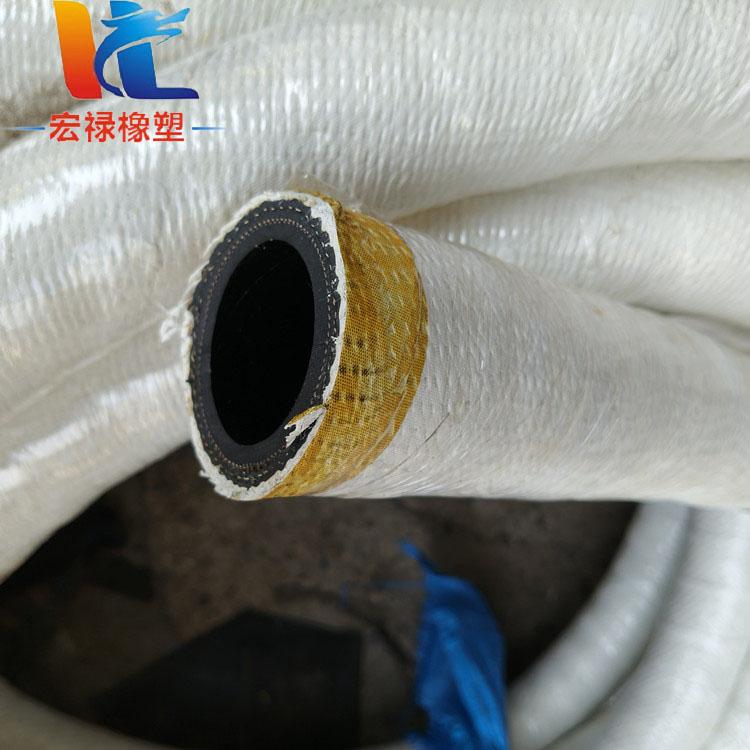   機械設備用低壓耐高溫夾布蒸汽膠管 阻燃耐火夾布石棉膠管 4