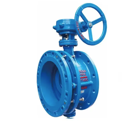 Flange telescopic butterfly valve