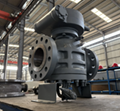Inverted oil sealed pressure balanced