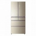 517 liter fully open drawer air coole variable frequency multi door refrigerator 1