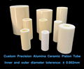 99% Al2O3 Alumina ceramic Piston Plunger For Pumps Valve ceramic tubes/parts