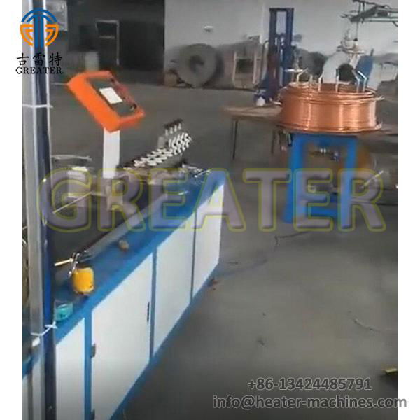 GREATER Hotsell Auto Coil tube Straightening and Cutting Machine 2
