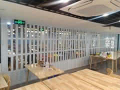 北京PVC折叠门推拉门商场隐形折叠门家装PVC拉门