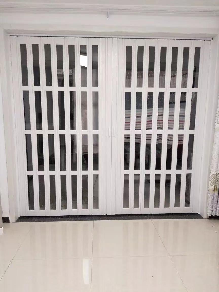 北京PVC折疊門推拉門商場隱形折疊門家裝PVC拉門 3