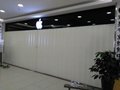 北京PVC折叠门推拉门商场隐形折叠门家装PVC拉门 4