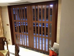 昆山PVC折叠门，无锡PVC折叠门，商场客厅隐形推拉门
