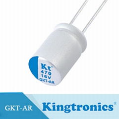 Kingtronics Radial Polymer Aluminum Solid Electrolytic Capacitors GKT-AR 