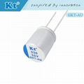 Kingtronics Radial Polymer Aluminum Solid Electrolytic Capacitors GKT-AU 1