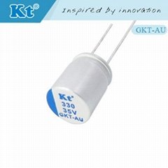 Kingtronics Radial Polymer Aluminum Solid Electrolytic Capacitors GKT-AU