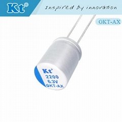 Kingtronics Radial POLYMER Aluminum Solid Electrolytic Capacitor GKT-AX 