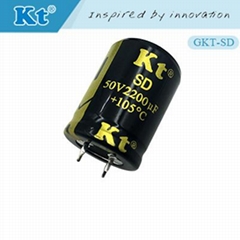 Kingtronics GKT-SD Series 105°C Snap-in Aluminum Electrolytic Capacitors 