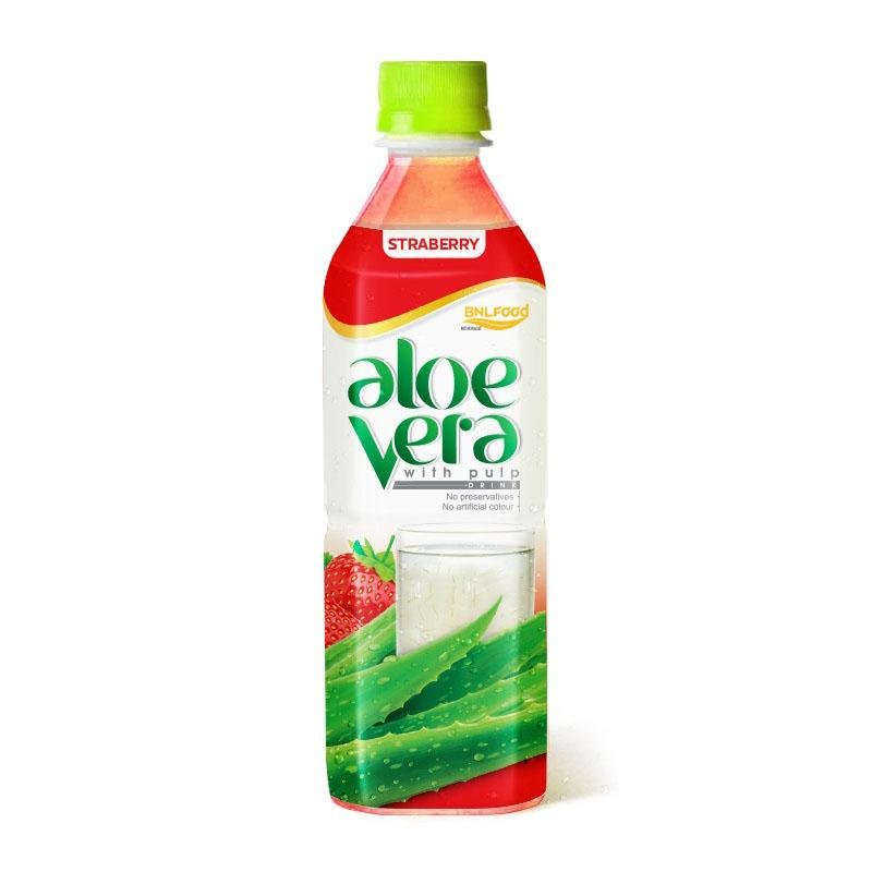 500ml BNL Aloe Vera Drink Strawberry Flavor from ACm Food