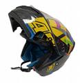 Motorcycle uncovered combination full helmet